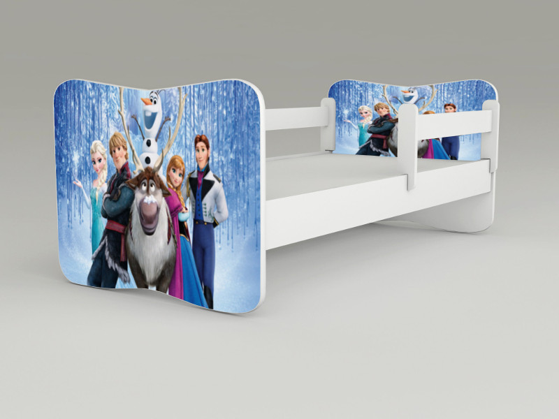 Detská posteľ s odnímateľnými zábranami Frozen